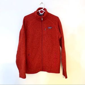 Patagonia Full Zip Better Sweater - Red - Medium
